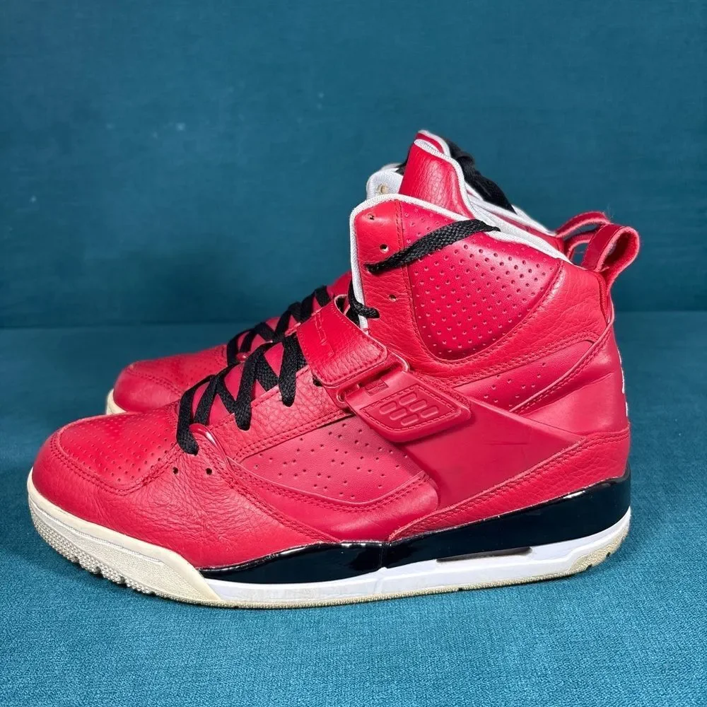 Nike Air Jordan Flight 45 High Red Black Basketball Shoes Men’s Size 10 DH0243-6